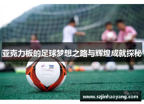 亚克力板的足球梦想之路与辉煌成就探秘